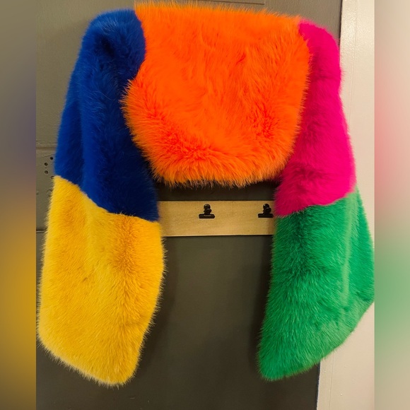 Colorful Scarf (Color Block) - Picture 3 of 3